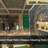 RBI to Launch Real-Time Cheque Clearing from October 4
