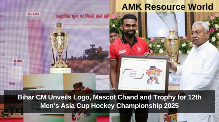 Bihar CM Unveils Logo, Mascot Chand and Trophy for 12th Men’s Asia Cup Hockey Championship 2025
