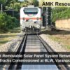 India’s First Removable Solar Panel System Between Railway Tracks Commissioned at BLW, Varanasi
