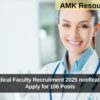 TTD Medical Faculty Recruitment 2025 notification out: Apply for 106 Posts