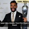 Mohamed Salah Wins Historic Third PFA Player of the Year Award