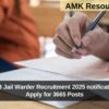 TNUSRB Jail Warder Recruitment 2025 notification out: Apply for 3665 Posts