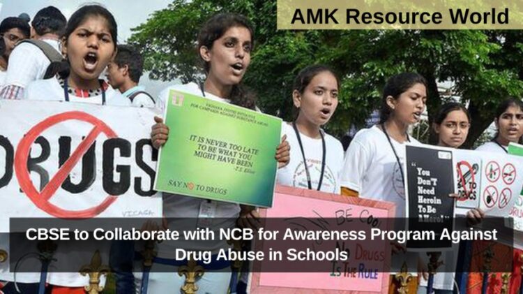 CBSE to Collaborate with NCB for Awareness Program Against Drug Abuse in Schools