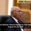 Fiji Prime Minister Sitiveni Rabuka to Visit India from August 24–26, 2025
