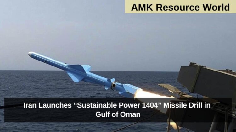 Iran Launches Sustainable Power 1404 Missile Drill in Gulf of Oman