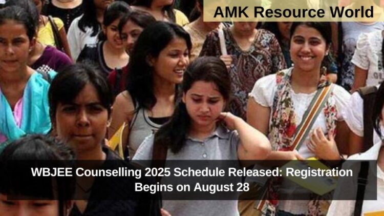 WBJEE Counselling 2025 Schedule Released: Registration Begins on August 28