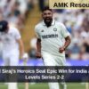 Mohammed Siraj's Heroics Seal Epic Win for India at The Oval, Levels Series 2-2