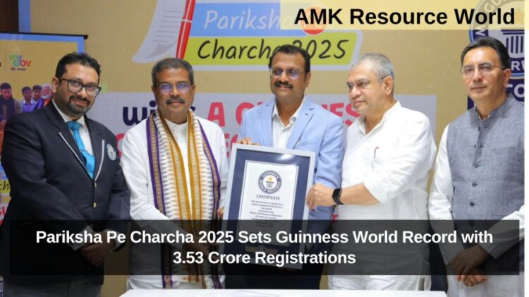 Pariksha Pe Charcha 2025 Sets Guinness World Record with 3.53 Crore Registrations