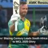 AB de Villiers’ Blazing Century Leads South Africa Champions to WCL 2025 Glory