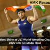 Indian Wrestlers Shine at U17 World Wrestling Championships 2025 with Six-Medal Haul