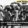 MyGov: Quiz on Partition Horrors Remembrance Day Registrations Open
