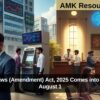 Banking Laws (Amendment) Act, 2025 Comes into Effect from August 1