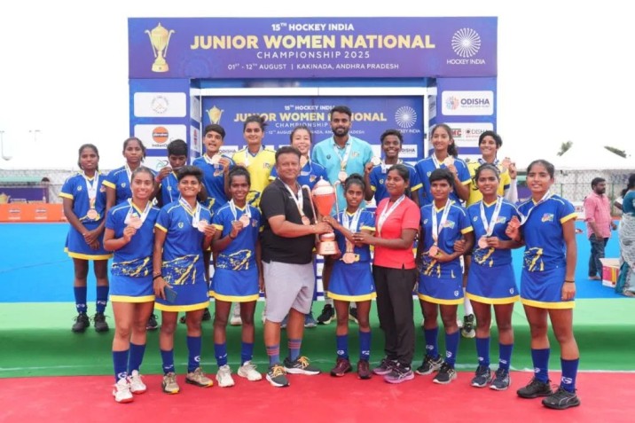 Jharkhand Women’s Hockey Team Clinches 15th Junior National Championship