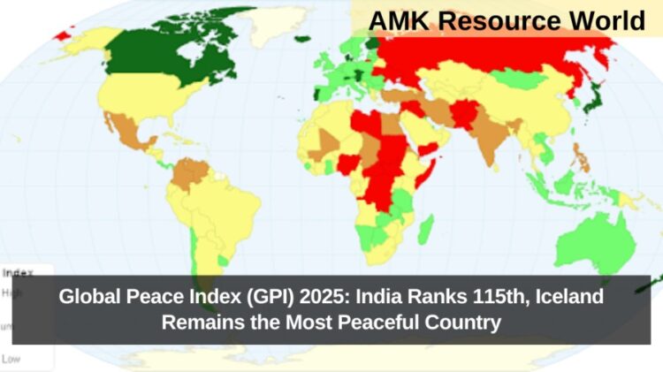 Global Peace Index (GPI) 2025: India Ranks 115th, Iceland Remains the Most Peaceful Country