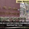 UPSC NDA NA 2 and CDS 2 Admit Card 2025 Released: Download Hall Tickets