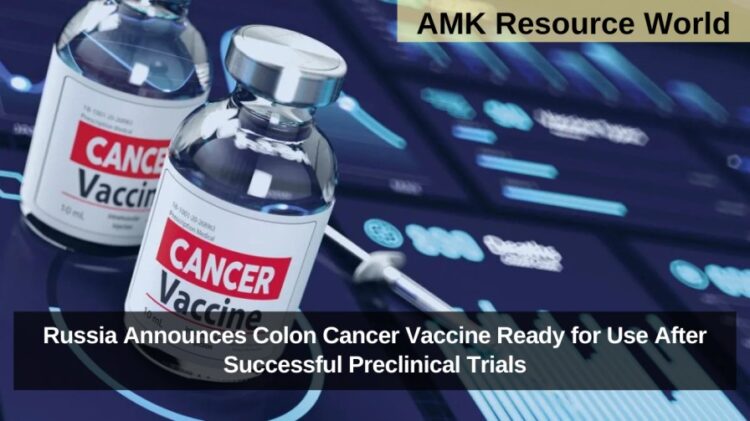 Russia Announces Colon Cancer Vaccine Ready for Use After Successful Preclinical Trials