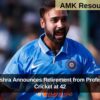 Amit Mishra Announces Retirement from Professional Cricket at 42