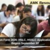 NBSE Exam Form 2026: HSLC, HSSLC Application Process Begins September 22