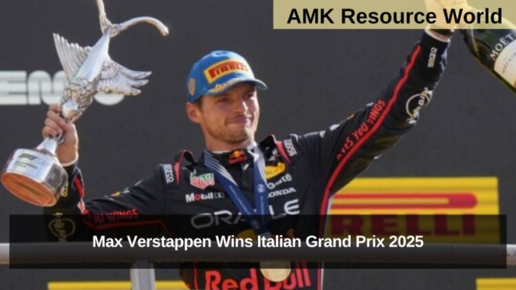 Max Verstappen Wins Italian Grand Prix 2025