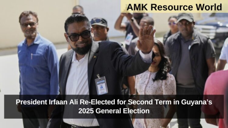 President Irfaan Ali Re-Elected for Second Term in Guyana’s 2025 General Election