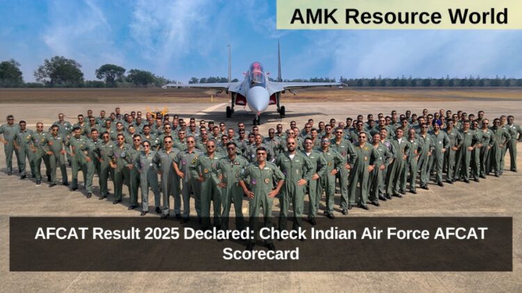 AFCAT Result 2025 Declared: Check Indian Air Force AFCAT Scorecard