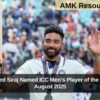 Mohammed Siraj Named ICC Men’s Player of the Month for August 2025