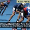 India Makes History at Speed Skating World Championships: Anandkumar Velkumar and Krish Sharma Clinch Double Gold