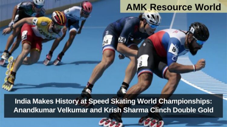 India Makes History at Speed Skating World Championships: Anandkumar Velkumar and Krish Sharma Clinch Double Gold