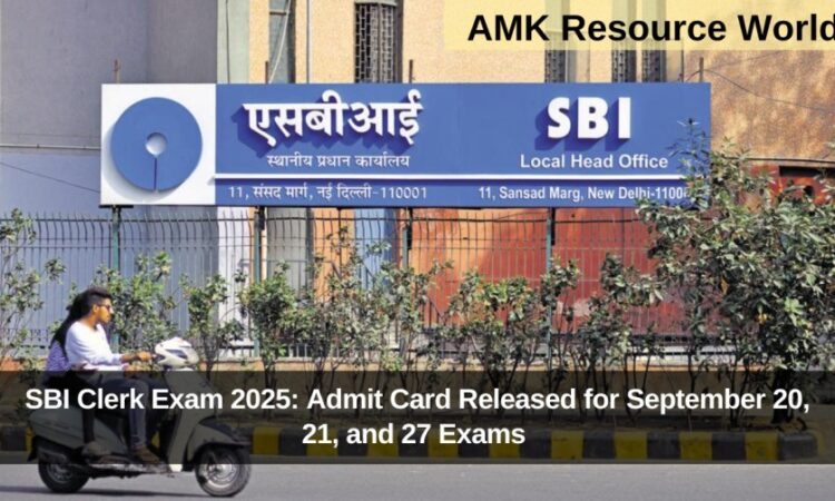 SBI Clerk Exam 2025: Admit Card Released for September 20, 21, and 27 Exams