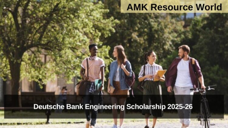 Deutsche Bank Engineering Scholarship 2025-26 Applications Open