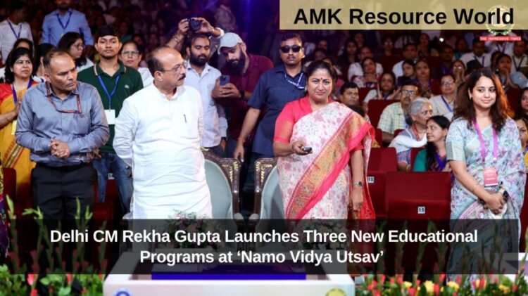 Delhi CM Rekha Gupta Launches Three New Educational Programs at ‘Namo Vidya Utsav’