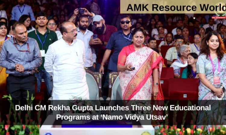 Delhi CM Rekha Gupta Launches Three New Educational Programs at ‘Namo Vidya Utsav’