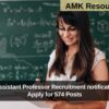 RPSC Assistant Professor Recruitment notification out: Apply for 574 Posts