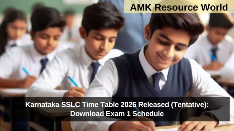 Karnataka SSLC Time Table 2026 Released (Tentative): Download Exam-1 Schedule