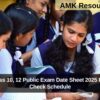 NIOS Class 10, 12 Public Exam Date Sheet 2025 Released: Check Schedule