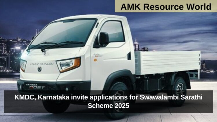 KMDC, Karnataka invite applications for Swawalambi Sarathi Scheme 2025