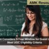 Government Considers 3 Year Window for Guest Lecturers to Meet UGC Eligibility Criteria
