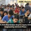 UPSC ESE 2026 Registration Begins: Apply Online for 474 Engineering Services Posts