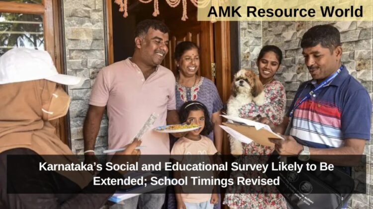 Karnataka’s Social and Educational Survey Likely to Be Extended; School Timings Revised