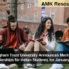 Nottingham Trent University Announces Merit-Based Scholarships for Indian Students for January 2026