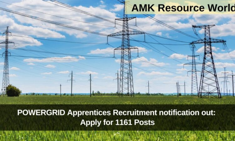 POWERGRID Apprentices Recruitment notification out: Apply for 1161 Posts