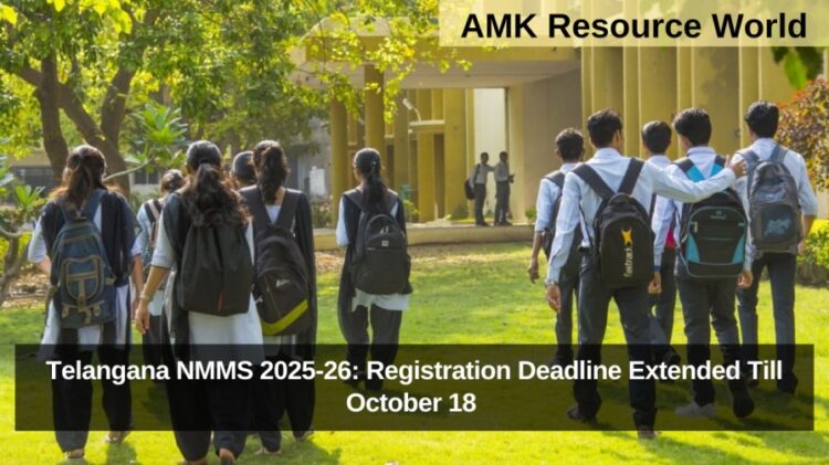 Telangana NMMS 2025-26: Registration Deadline Extended Till October 18