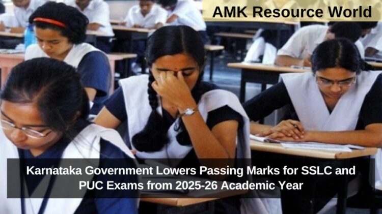 Karnataka Government Lowers Passing Marks for SSLC and PUC Exams from 2025-26 Academic Year
