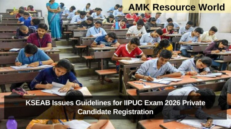 KSEAB Issues Guidelines for IIPUC Exam 2026 Private Candidate Registration