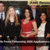Scoville Peace Fellowship 2026 Applications Open