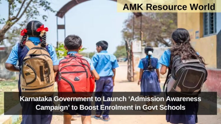 Karnataka Government to Launch ‘Admission Awareness Campaign’ to Boost Enrolment in Govt Schools