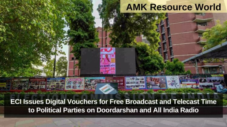 ECI Issues Digital Vouchers for Free Broadcast and Telecast Time to Political Parties on Doordarshan and All India Radio