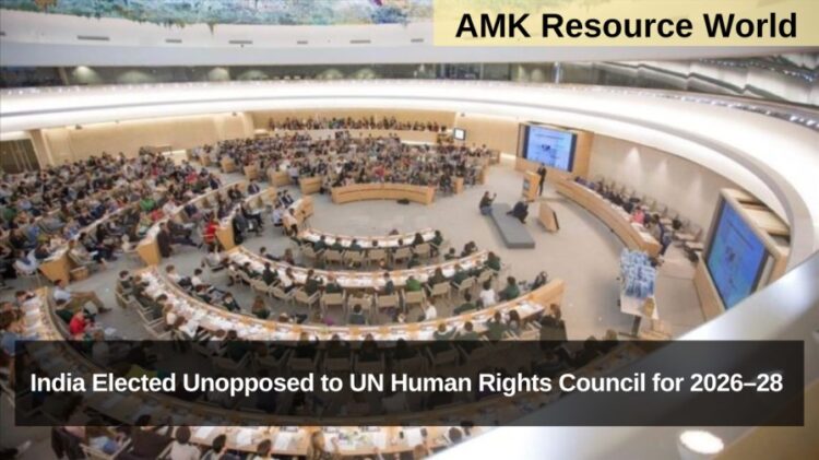 India Elected Unopposed to UN Human Rights Council for 2026–28