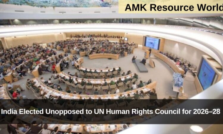 India Elected Unopposed to UN Human Rights Council for 2026–28