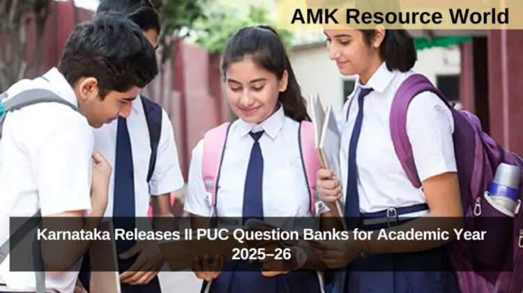 Karnataka Releases II PUC Question Banks for Academic Year 2025–26